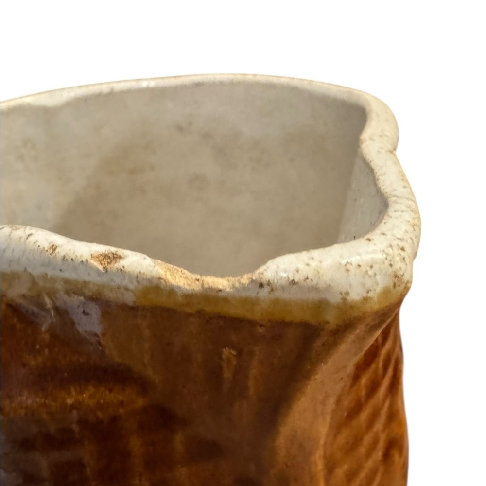 Vintage‎ Star Stoneware Company Brown Ceramic Pitcher with Grape Design - Picture 6 of 6